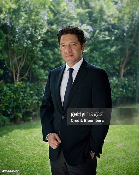 Alejandro Legorreta, chief executive officer of Sabino Capital, poses for a photograph at his office in Mexico City, Mexico, on Wednesday, Oct. 14,...