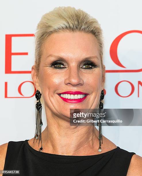 Global Brand President of M.A.C Cosmetics Karen Buglisi attends Elton John AIDS Foundation's 14th Annual An Enduring Vision Benefit at Cipriani Wall...