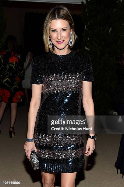 Lizzie Tisch attends the 12th annual CFDA/Vogue Fashion Fund Awards at Spring Studios on November 2, 2015 in New York City.