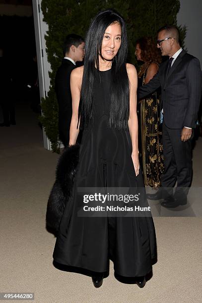 Designer Vera Wang attends the 12th annual CFDA/Vogue Fashion Fund Awards at Spring Studios on November 2, 2015 in New York City.