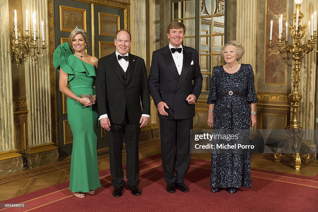 Prince Albert Of Monaco On Official Visit in The Netherlands