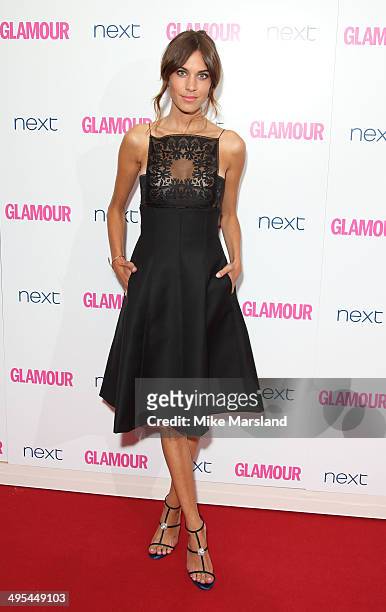 Alexa Chung attends the Glamour Women of the Year Awards at Berkeley Square Gardens on June 3, 2014 in London, England.
