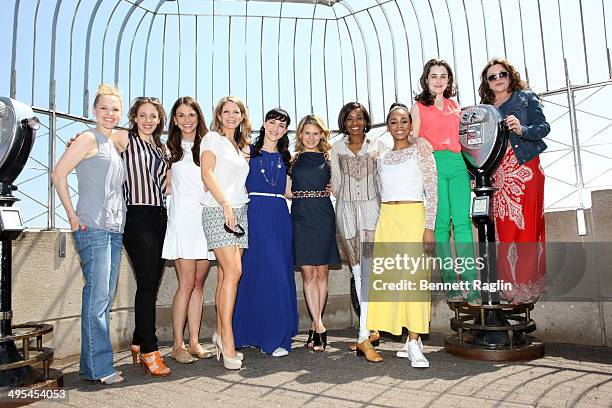 Anika Larsen, Jessie Mueller, Sutton Foster, Keli O'Hara, Lena Hall, Celia Keenan-Bolger, Adriane Lenox, Anilka Noni Rose, Lauren Worsham and Mary...