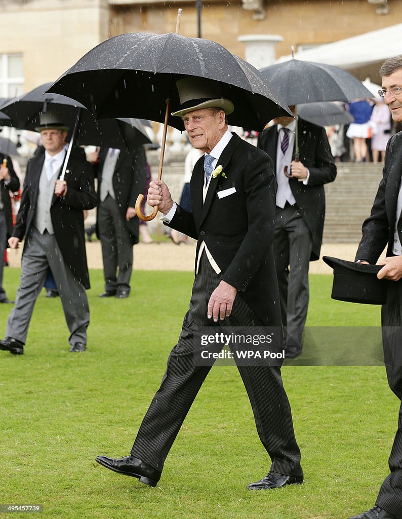 Queen Elizabeth II Holds Garden Party At Buckingham Palace