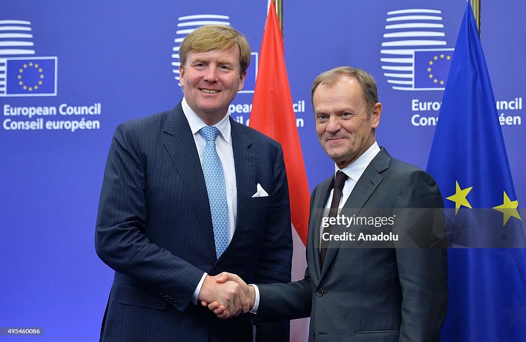 Dutch King Willem-Alexander in Brussels