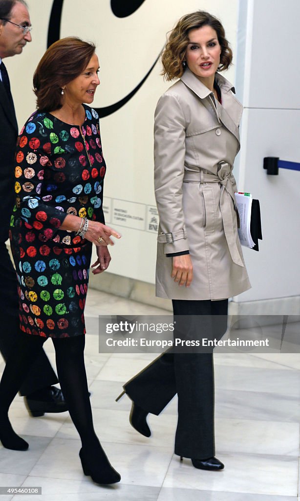 Queen Letizia of Spain Attends 'Spanish Cooperation 2030'