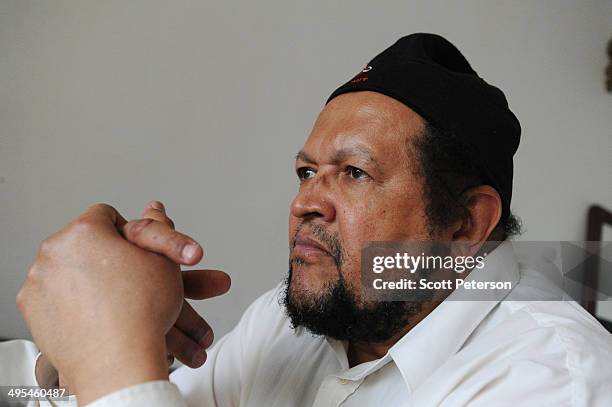 Dawud Salahuddin, an African-American convert to Islam who was born David Theodore Belfield , poses for a portrait on March 16 in Tehran, Iran. A...