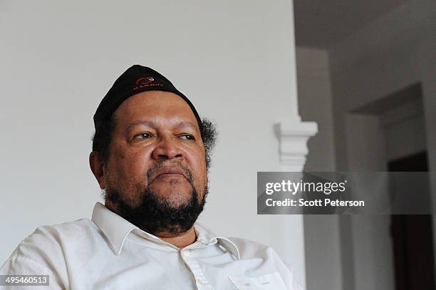 Dawud Salahuddin, an African-American convert to Islam who was born David Theodore Belfield , poses for a portrait on March 16 in Tehran, Iran. A...