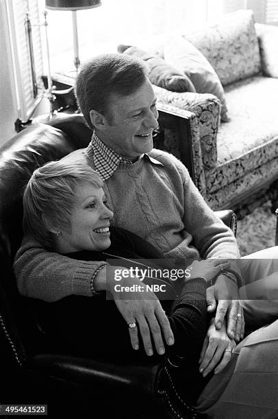 Pictured: Actress Joyce Bulifant, husband/actor Edward Mallory at home in 1974 --