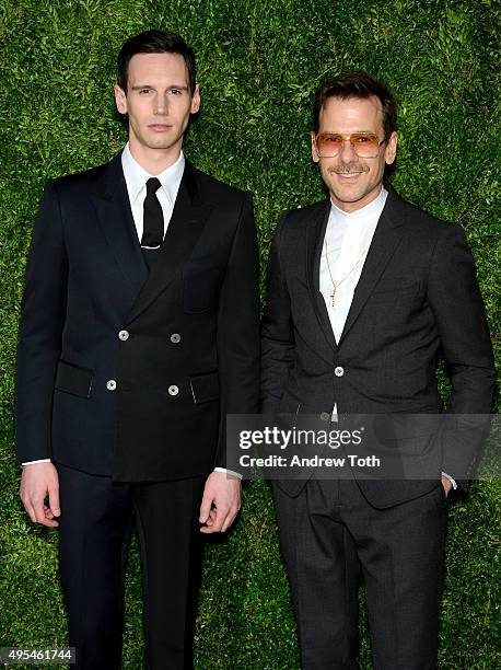 Cory Michael Smith attends the 12th annual CFDA/Vogue Fashion Fund Awards at Spring Studios on November 2, 2015 in New York City.