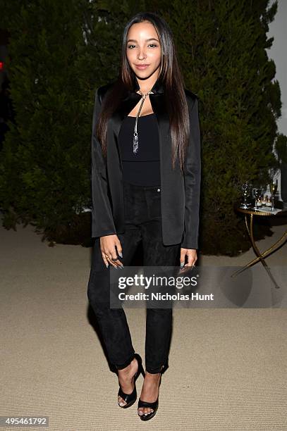 Tinashe attends the 12th annual CFDA/Vogue Fashion Fund Awards at Spring Studios on November 2, 2015 in New York City.