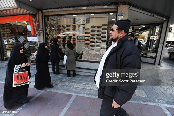 Dawud Salahuddin, an African-American convert to Islam who was born David Theodore Belfield , walks along ValiAsr Street on March 16 in Tehran, Iran....