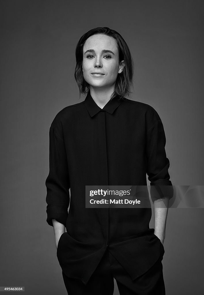 Actress Ellen Page is photographed for Back Stage on August 4 in New ...