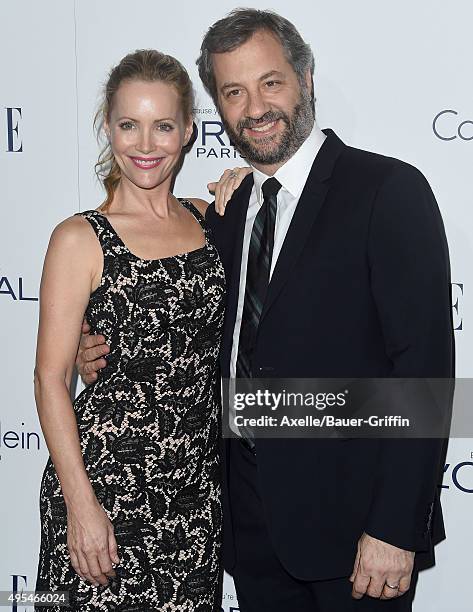 Actress Leslie Mann and director Judd Apatow arrive at the 22nd Annual ELLE Women In Hollywood Awards at Four Seasons Hotel Los Angeles at Beverly...