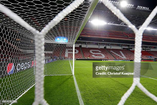 General view of the Philips Stadion prior to the UEFA Champions League Group B match between PSV Eindhoven and VfL Wolfsburg at Philips Stadion on...