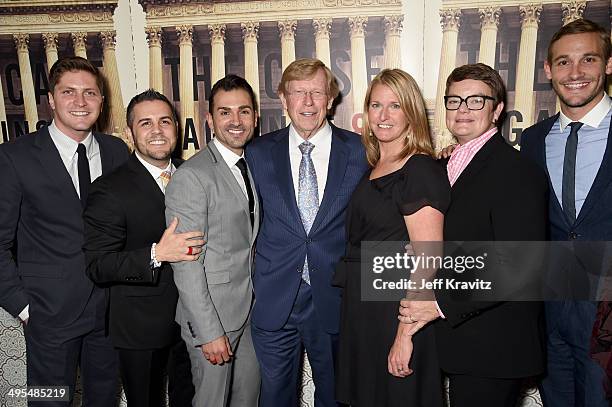 Filmmaker Ben Cotner, documentary subjects Jeff Zarrillo, Paul Katami, lawyer Ted Olson, documentary subjects Sandy Stier, Kris Perry and filmmaker...