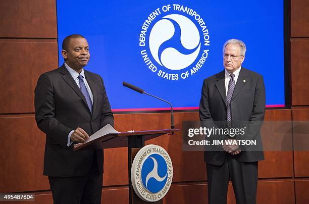 Transportation Secretary Anthony Foxx and Administrator for the National Highway Traffic Safety Administration Dr. Mark Rosekind announce actions...
