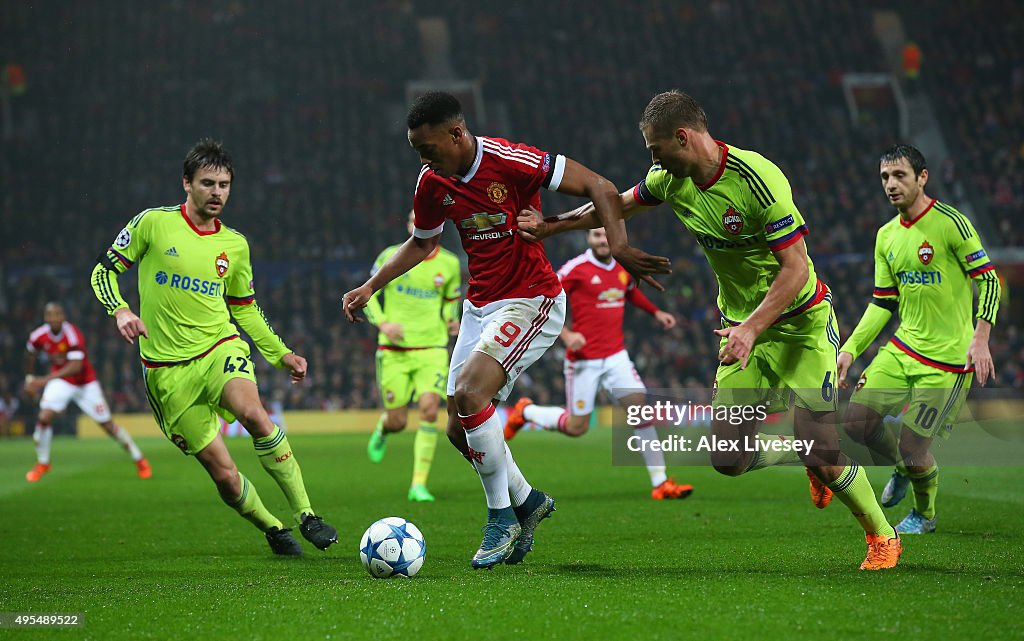 Manchester United FC v PFC CSKA Moskva - UEFA Champions League