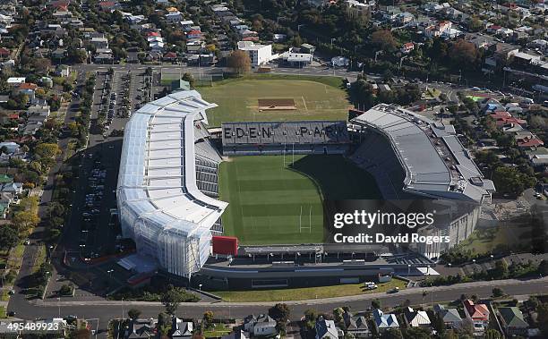 An aerial view of Eden Park Stadium on June 4, 2014 in Auckland, New Zealand.