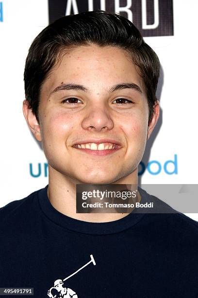 Actor Zach Callison attends the Black Tie Emporium launch party held at ADBD on June 3, 2014 in Los Angeles, California.