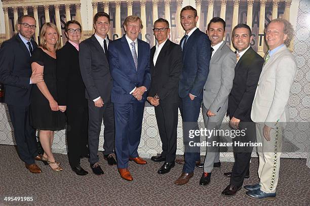 President of the Human Rights Campaign Chad Griffin, documentary subjects Sandy Stier, Kris Perry, filmmaker Ben Cotner, lawyer Ted Olson, HBO...