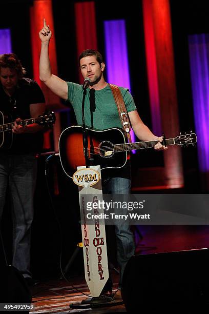 Josh Turner performs at The Grand Ole Opry on June 3, 2014 in Nashville, Tennessee.