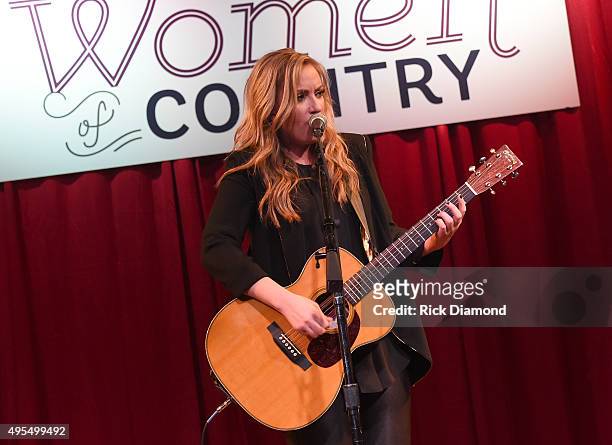 Clare Dunn performs at 2015 "Next Women of Country" Event at City Winery Nashville on November 3, 2015 in Nashville, Tennessee.