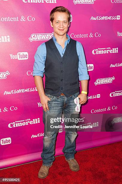 Actor Jason Earles attends the "Summer With Cimorelli" Red Carpet Premiere Event at the YouTube Space LA on June 3, 2014 in Los Angeles, California.