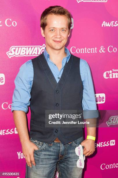 Actor Jason Earles attends the "Summer With Cimorelli" Red Carpet Premiere Event at the YouTube Space LA on June 3, 2014 in Los Angeles, California.