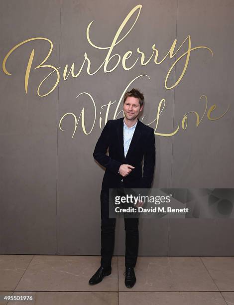 Christopher Bailey attends the Burberry Festive Film Premiere on November 3, 2015 in London, England.