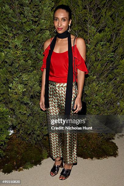 Chioma Nnadi attends the 12th annual CFDA/Vogue Fashion Fund Awards at Spring Studios on November 2, 2015 in New York City.