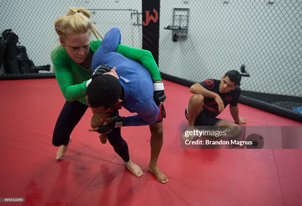 Holly Holm Training Session