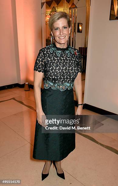 Sophie, Countess of Wessex attends the Harper's Bazaar Women of the Year Awards 2015 at Claridges Hotel on November 3, 2015 in London, England.