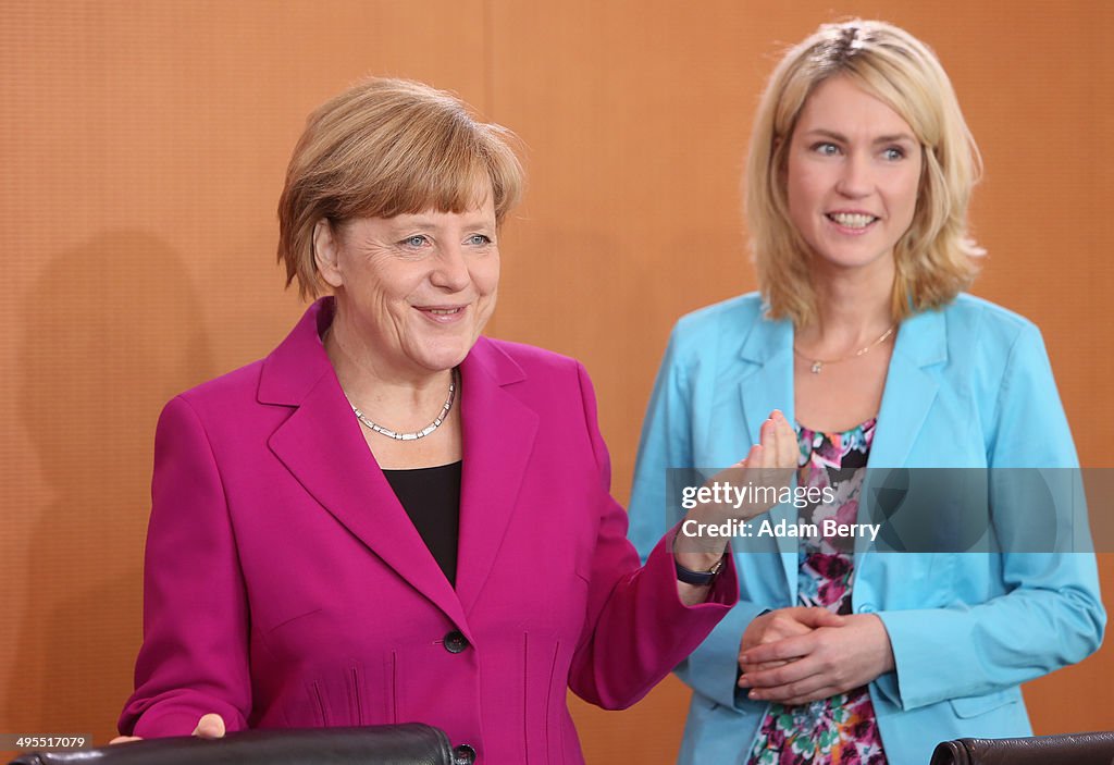 German Government Weekly Cabinet Meeting