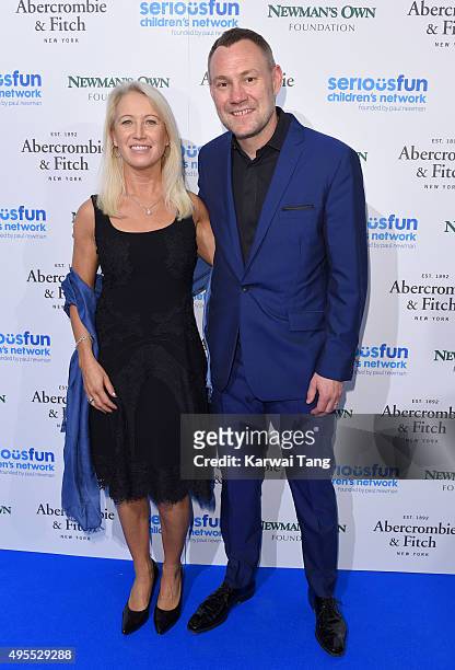 Clea Newman and David Gray attend the SeriousFun Children's Network London Gala at The Roundhouse on November 3, 2015 in London, England.