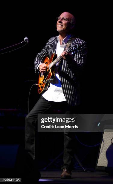 Larry Carlton performs on stage during Melbourne International Jazz Fesyival at Melbourne Recital Centre on June 4, 2014 in Melbourne, Australia.