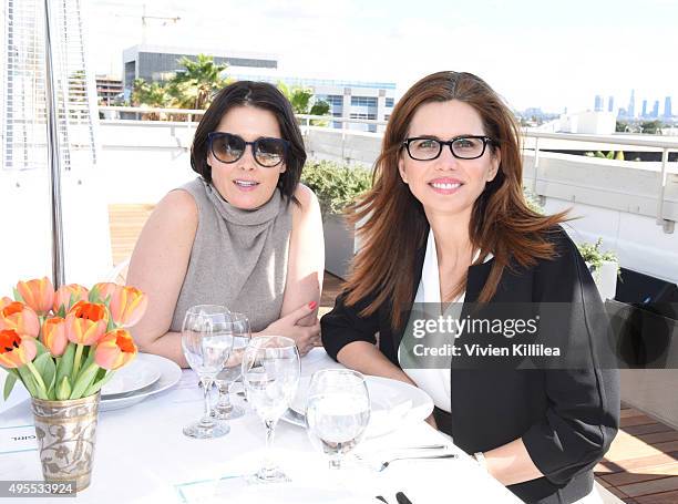 Founder of Violet Grey Cassandra Grey and president and CEO of Full Picture Desiree Gruber attend the Google Made With Code x CODEGIRL Lunch at...