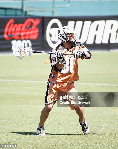 John Ortolani of the Rochester Rattlers plays against the Florida Launch at Sahlen's Stadium on June 1, 2014 in Rochester, New York. Rochester won...