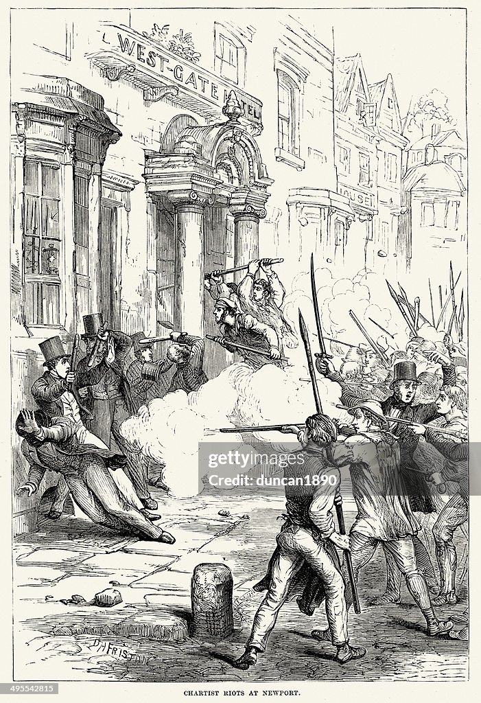 Chartist Riots at Newport