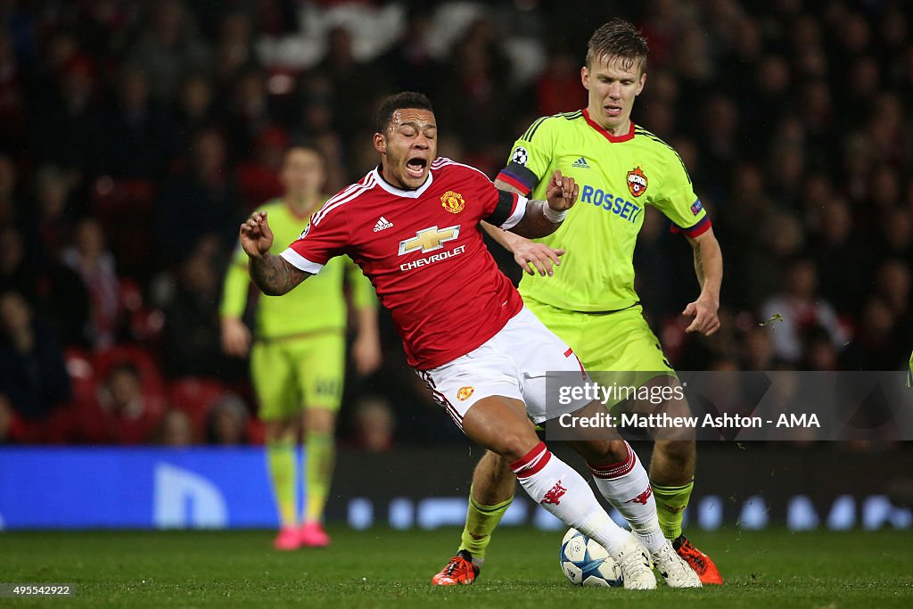 Manchester United FC v PFC CSKA Moskva - UEFA Champions League