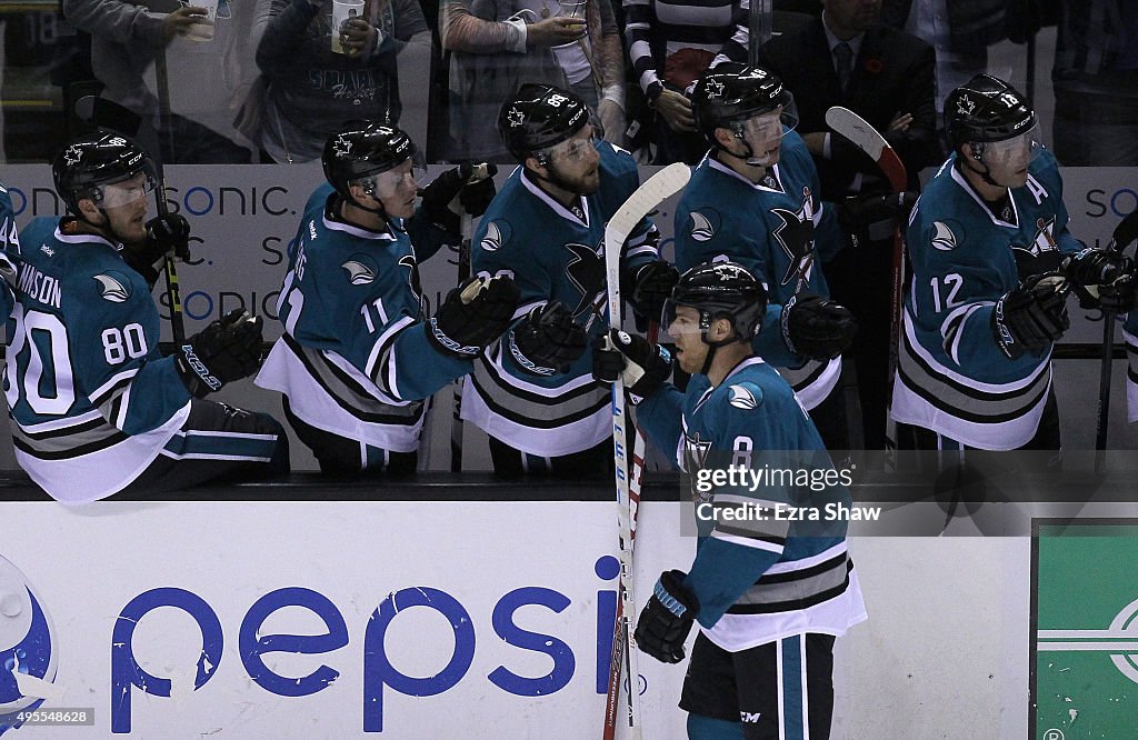 Columbus Blue Jackets v San Jose Sharks