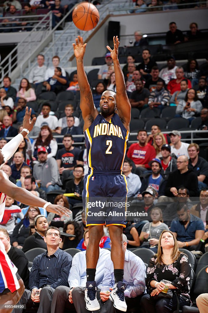 Indiana Pacers v Detroit Pistons