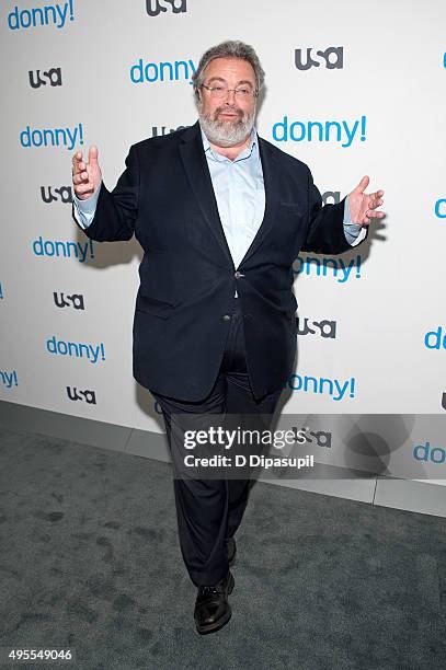Drew Nieporent attends the premiere of USA Network's "Donny!" at The Rainbow Room on November 3, 2015 in New York City.
