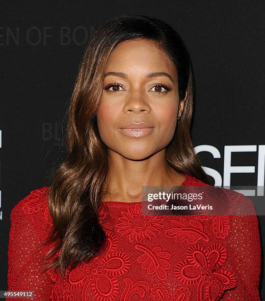 Actress Naomie Harris attends "Spectre" - The Black Women of Bond Tribute at California African American Museum on November 3, 2015 in Los Angeles,...