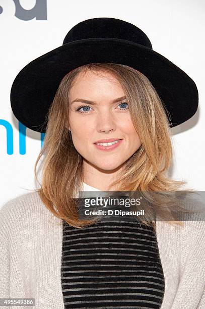 Erin Richards attends the premiere of USA Network's "Donny!" at The Rainbow Room on November 3, 2015 in New York City.