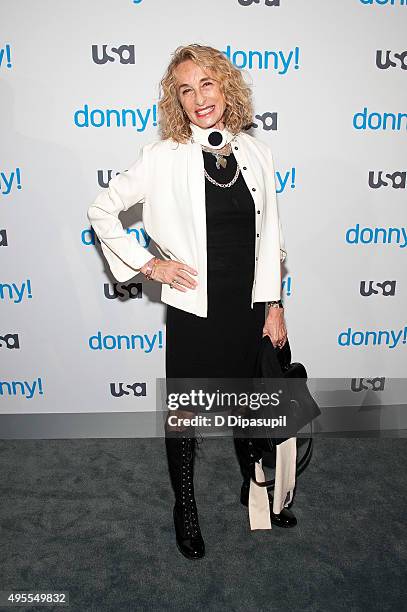 Ann Dexter-Jones attends the premiere of USA Network's "Donny!" at The Rainbow Room on November 3, 2015 in New York City.