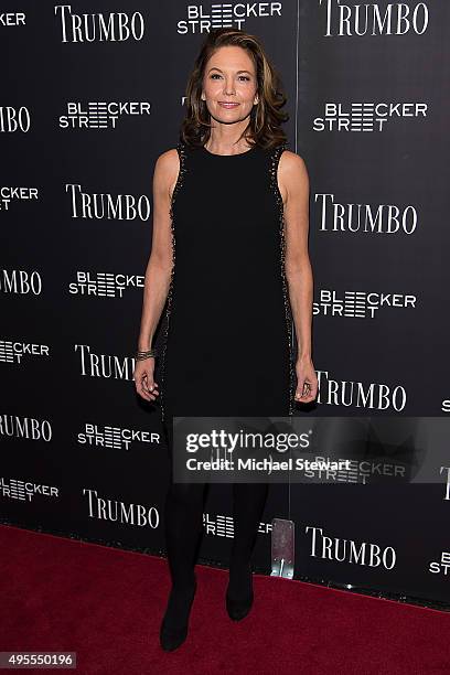 Actress Diane Lane attends the "Trumbo" New York premiere at MoMA Titus Two on November 3, 2015 in New York City.