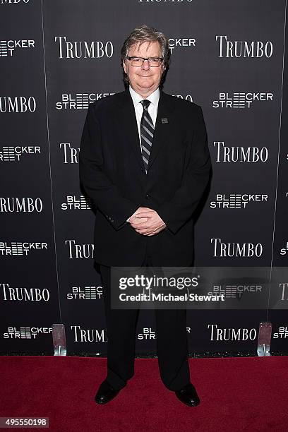 Kevin Kelly Brown attends the "Trumbo" New York premiere at MoMA Titus Two on November 3, 2015 in New York City.