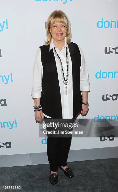 Author Candy Spelling attends the USA Network hosts the premiere of "Donny!" at The Rainbow Room on November 3, 2015 in New York City.