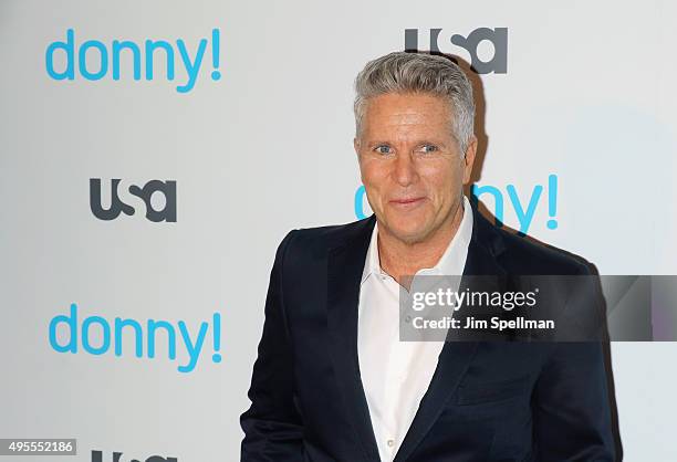 Advertising executive/TV personality Donny Deutsch attends the USA Network hosts the premiere of "Donny!" at The Rainbow Room on November 3, 2015 in...